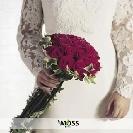 Kırmızı Gül Gelin Buketi
