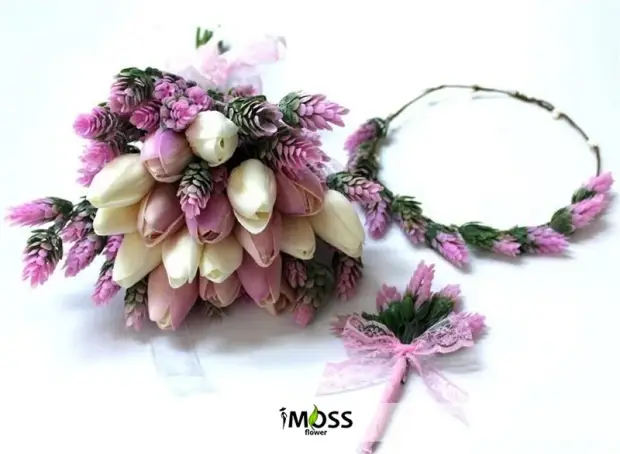 Gelin Buketi Tacıyla Beraber