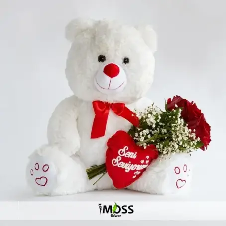 7 ADET GÜL VE ŞİRİN AYICIK