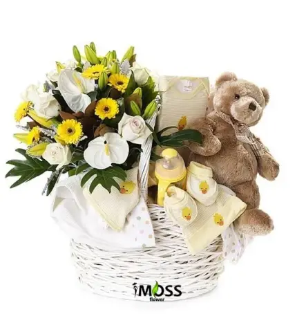 Sepette Bebek Aranjmanı